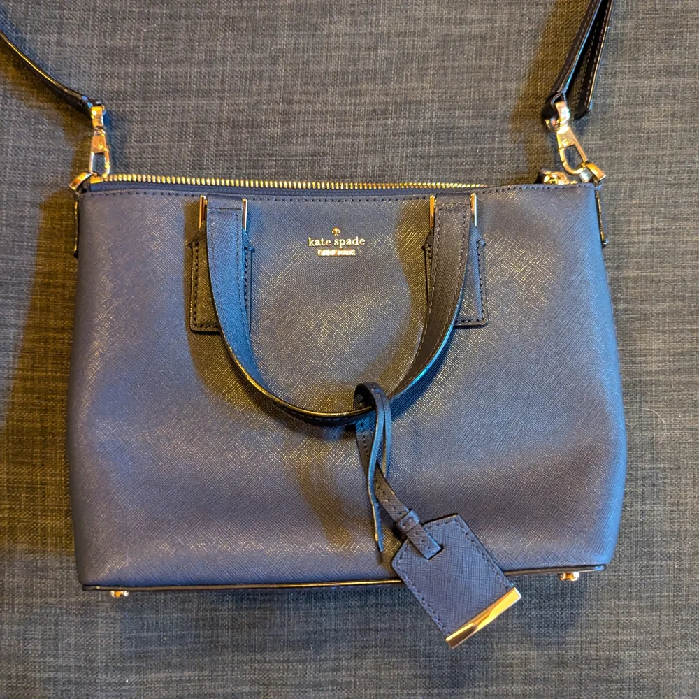 Matching Blue Kate Spade Crossbody Purse and Wallet Set - Picture 2 of 7